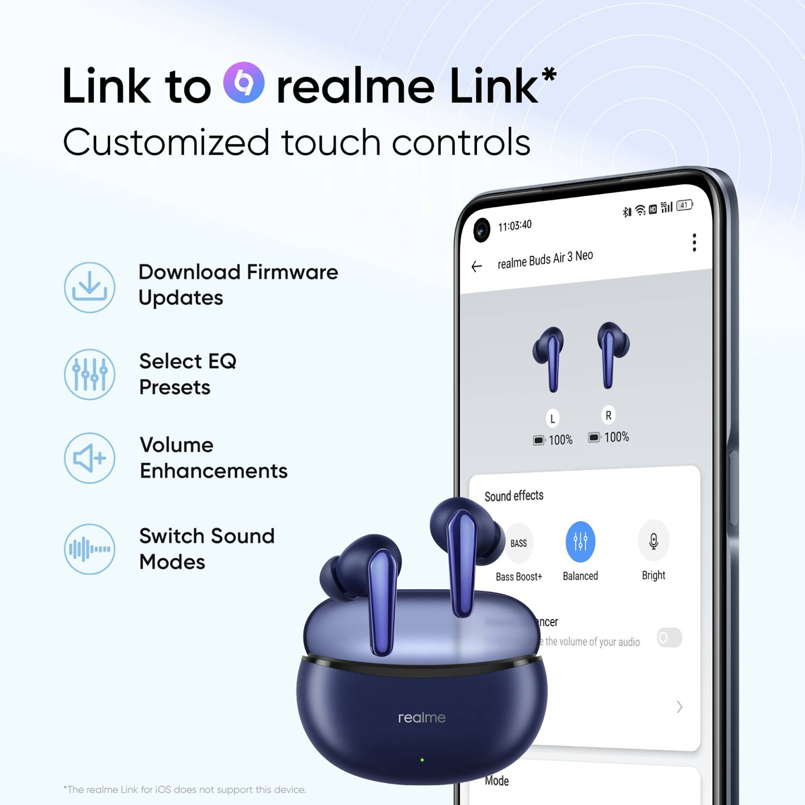 Buy realme Air 3 Neo RMA2113 Earbuds with AI Environmental Noise